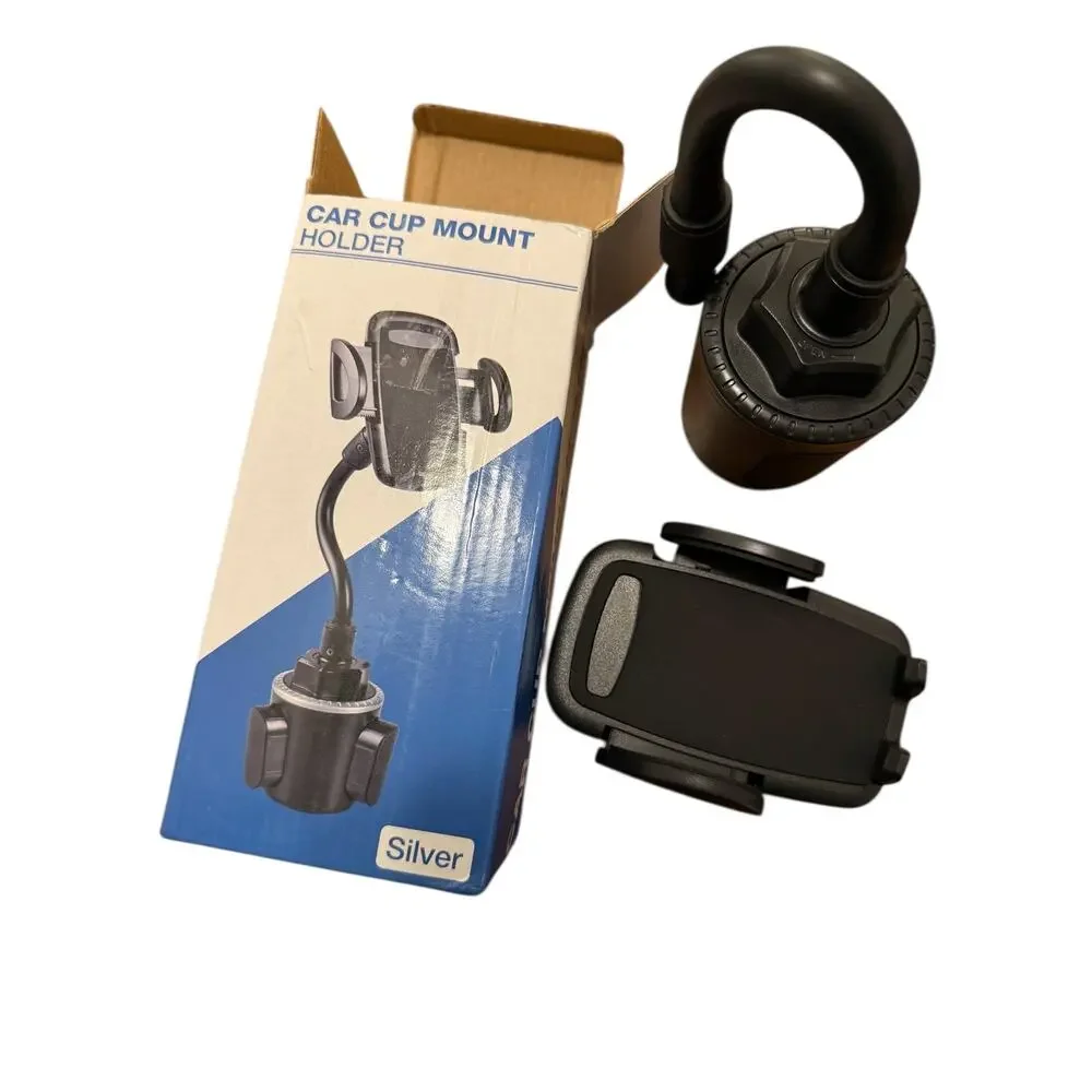 Phone Cup Holder Mount for Car Universal Vehicle Cell Phone Mount Adjustable